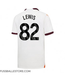 Günstige Manchester City Rico Lewis #82 Auswärtstrikot 2023-24 Kurzarm